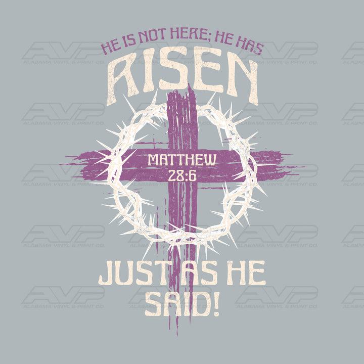He is Not Here He Has Risen Alabama Vinyl