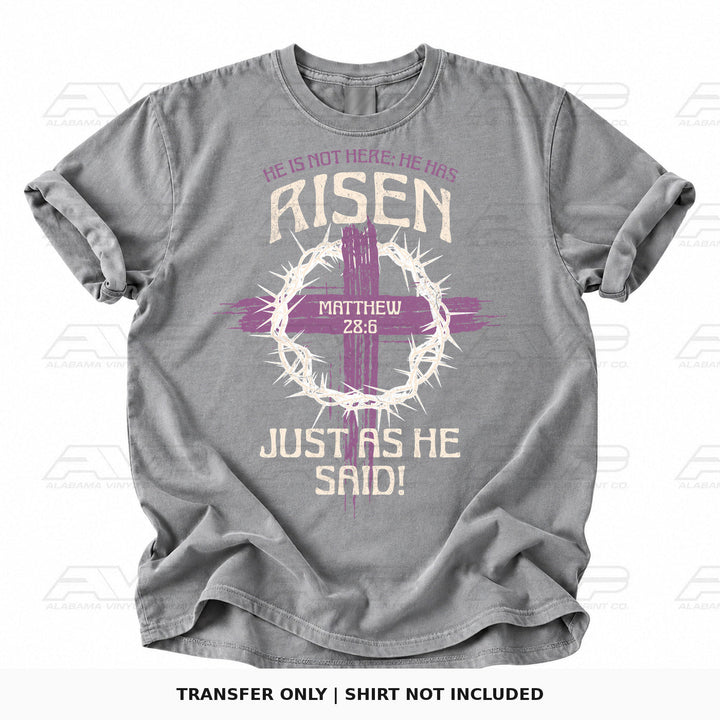 He is Not Here He Has Risen Alabama Vinyl