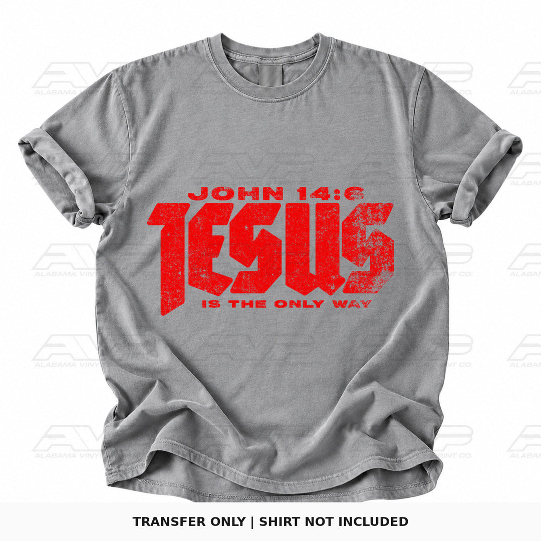 John 14:6 Only Way Alabama Vinyl