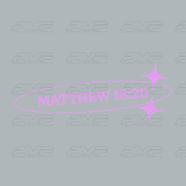 Matthew 18:20 Alabama Vinyl