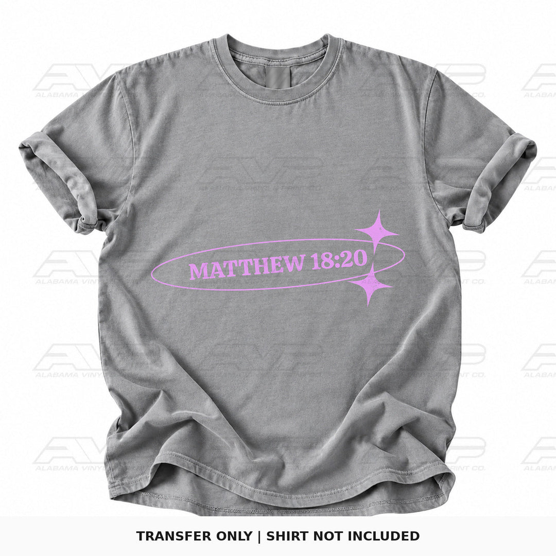 Matthew 18:20 Alabama Vinyl