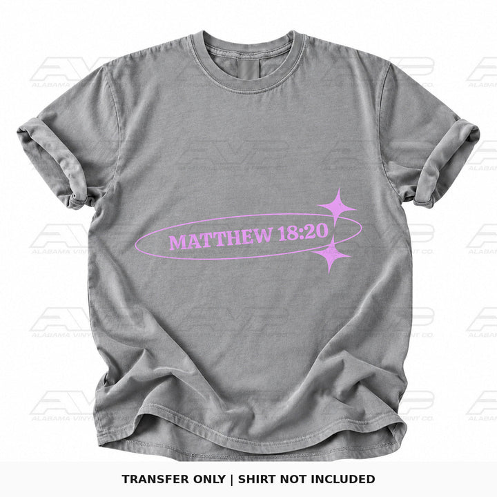 Matthew 18:20 Alabama Vinyl