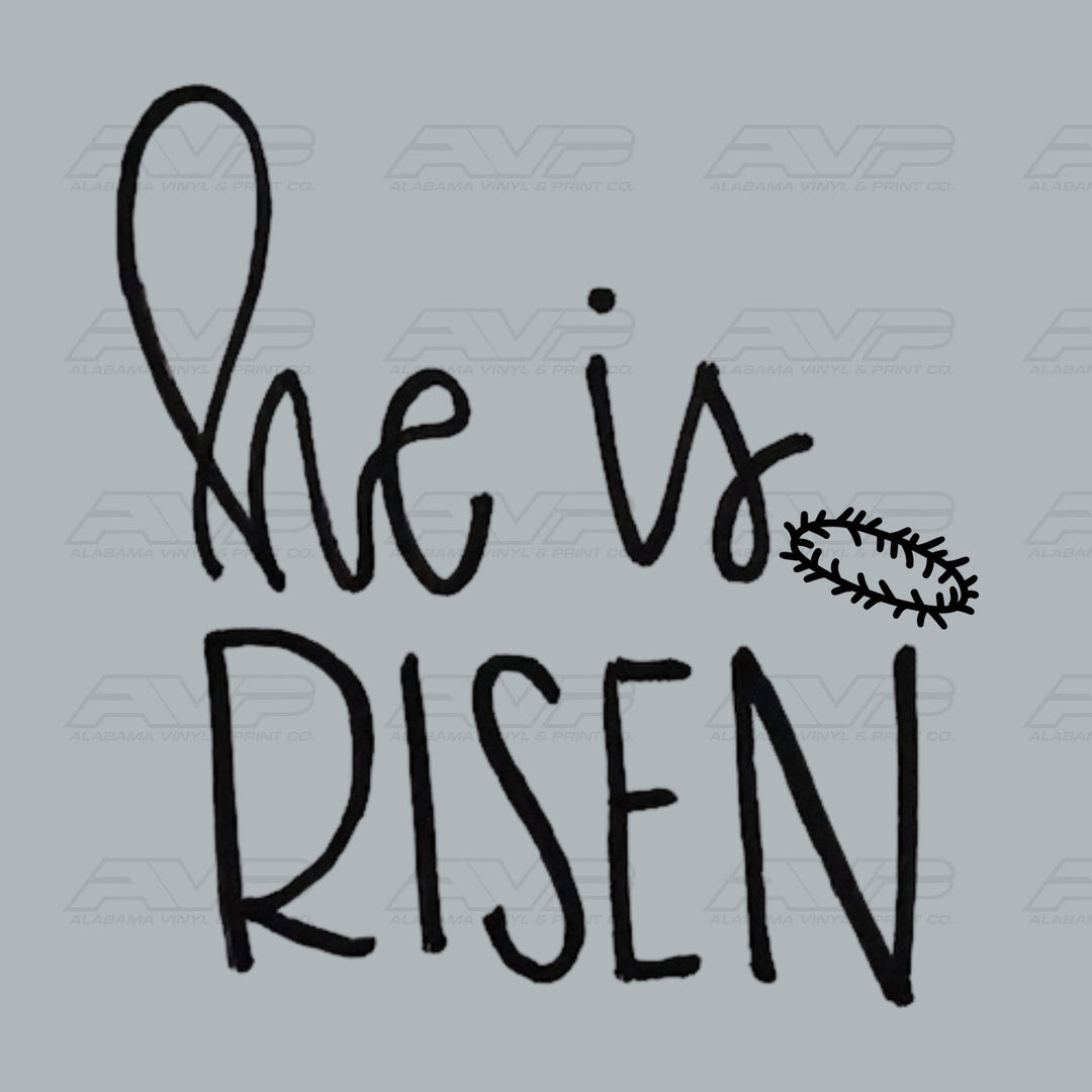 He Is Risen Black Alabama Vinyl