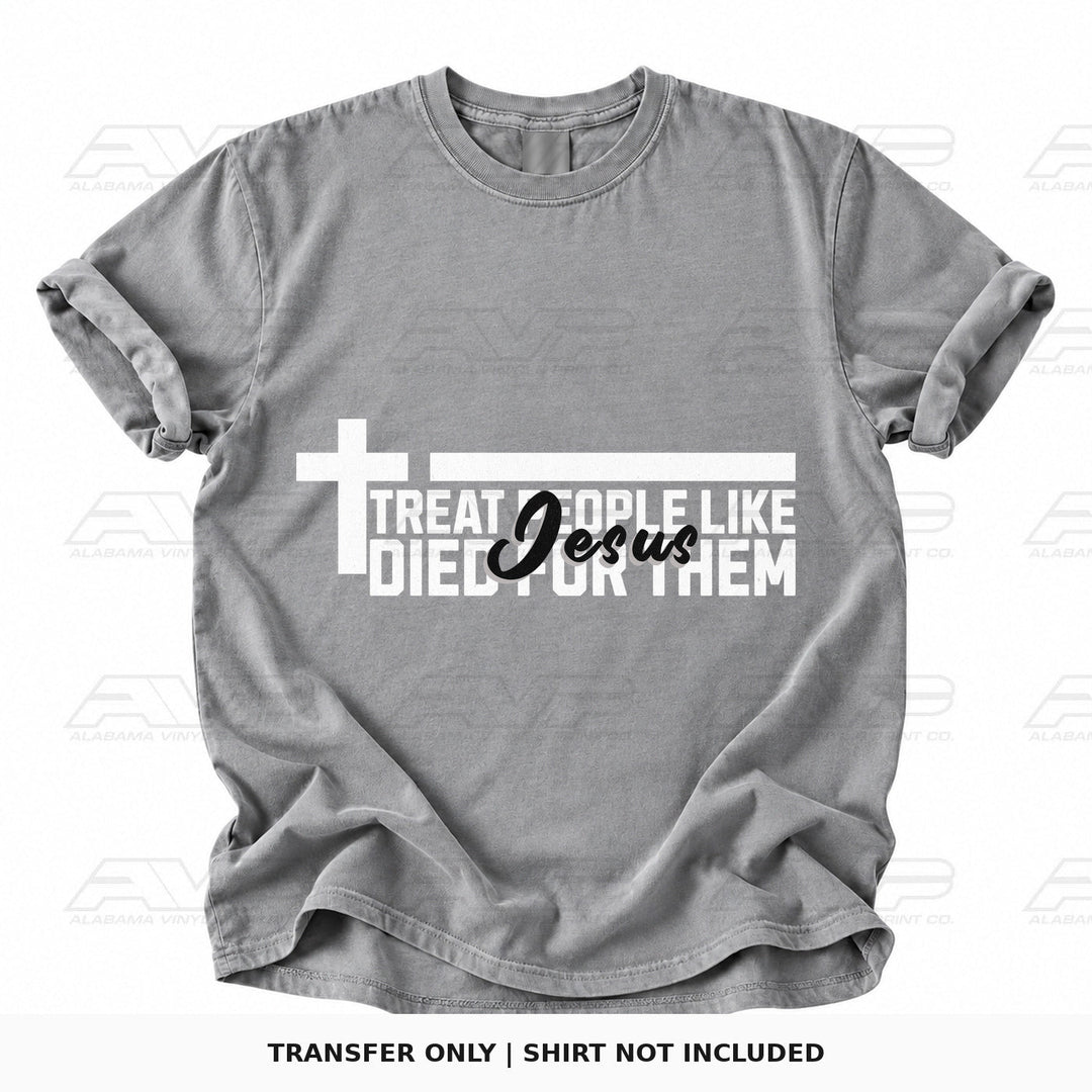 Treat People black and white Alabama Vinyl