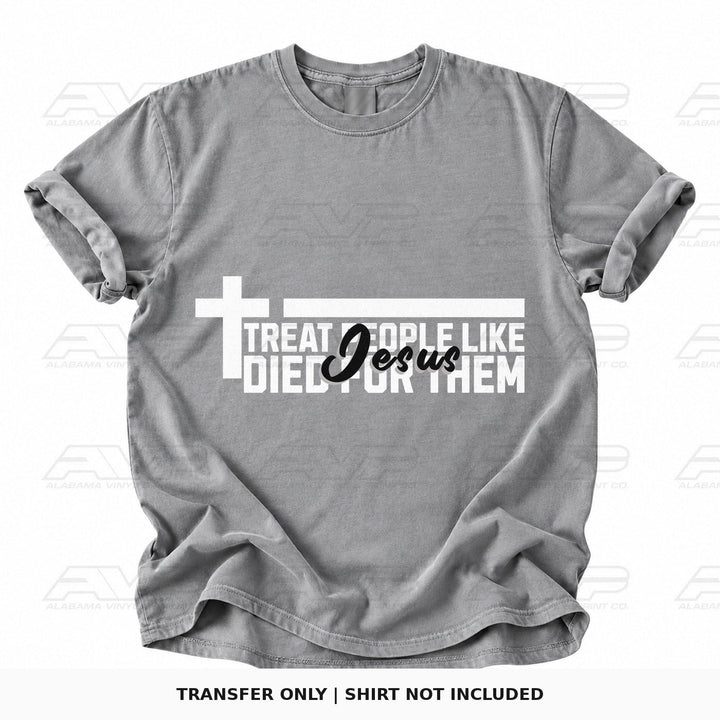 Treat People black and white Alabama Vinyl
