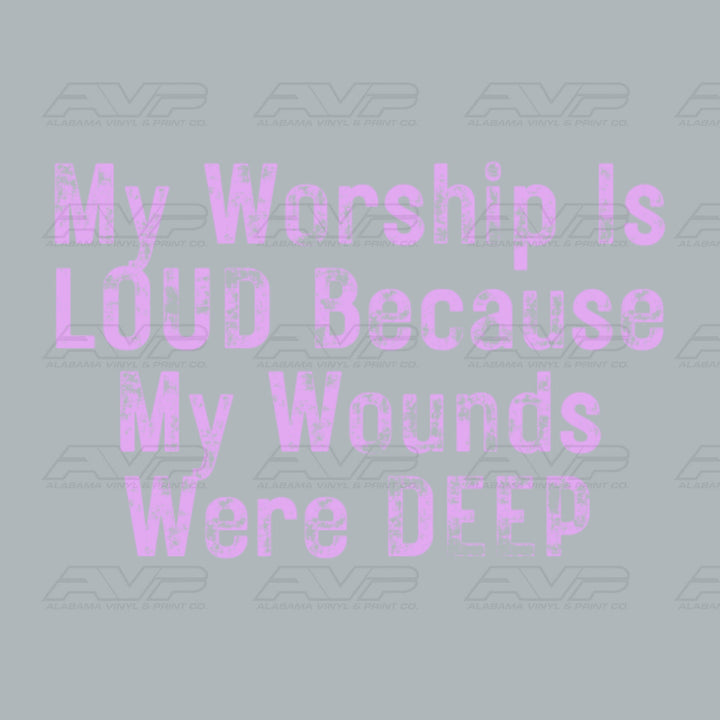 My Worship is Loud Alabama Vinyl