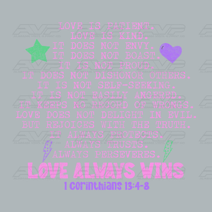 Love Wins Color Alabama Vinyl