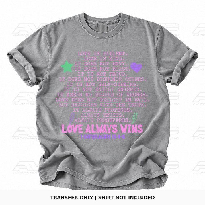 Love Wins Color Alabama Vinyl