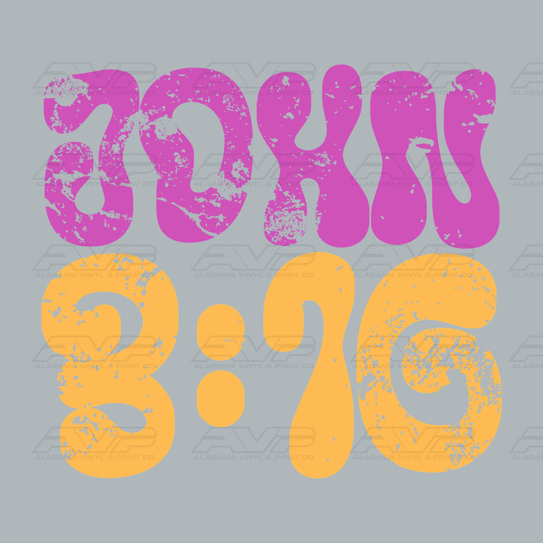 John 3:16 Pocket Alabama Vinyl
