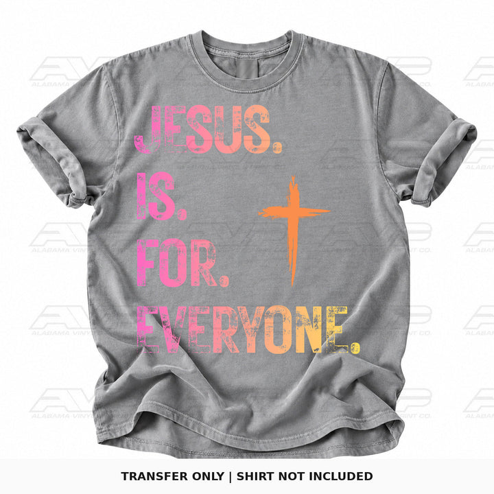 Jesus Is for Everyone Multicolor Alabama Vinyl