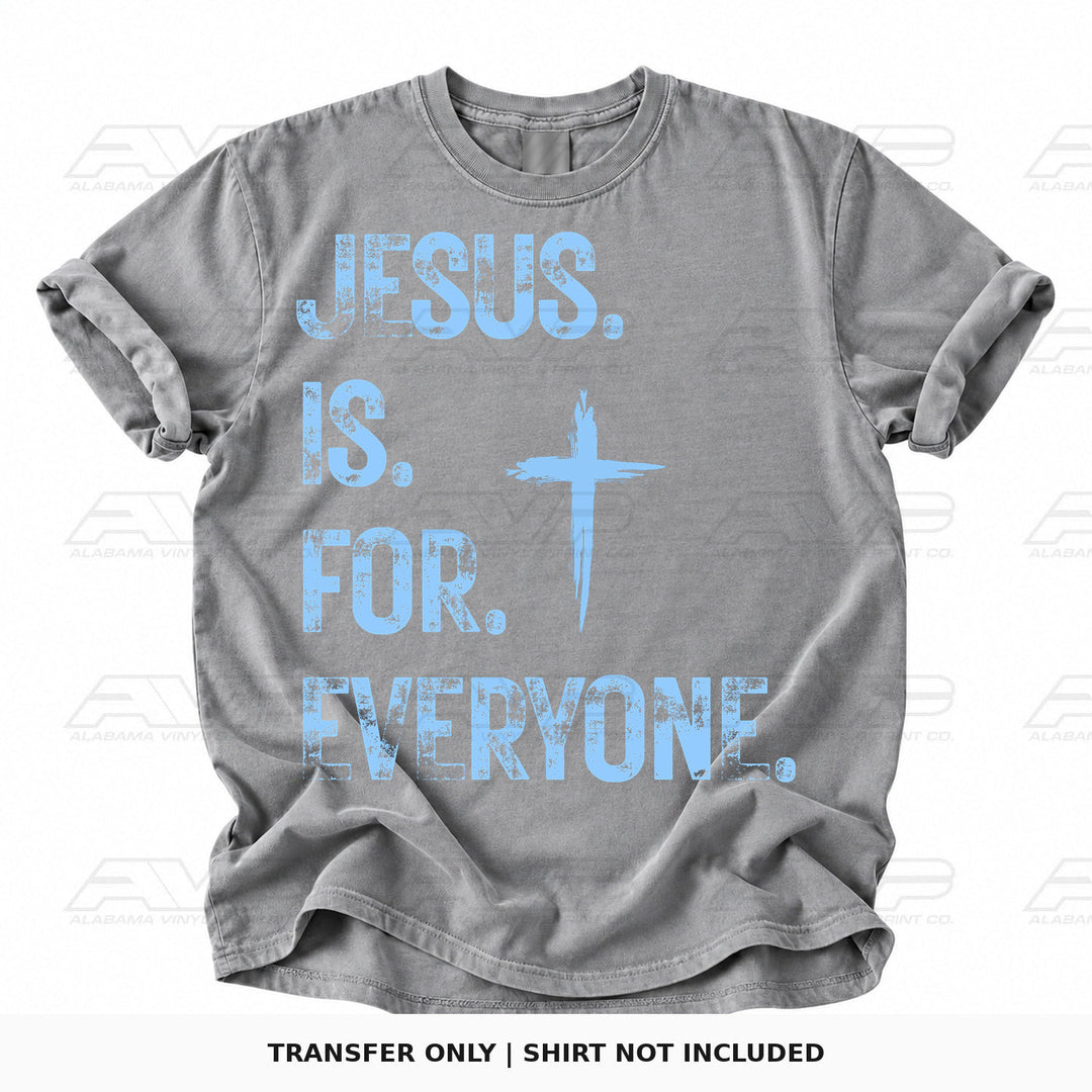 Jesus Is for Everyone Light Blue Alabama Vinyl