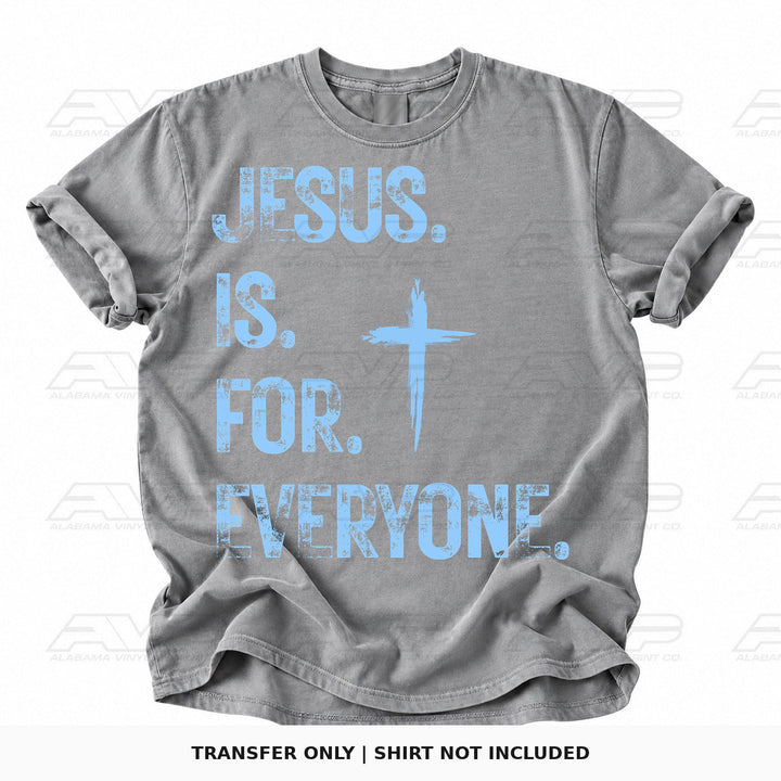 Jesus Is for Everyone Light Blue Alabama Vinyl