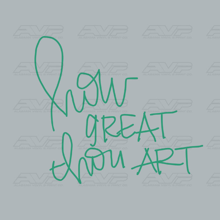 How Great Thou Art Green Alabama Vinyl