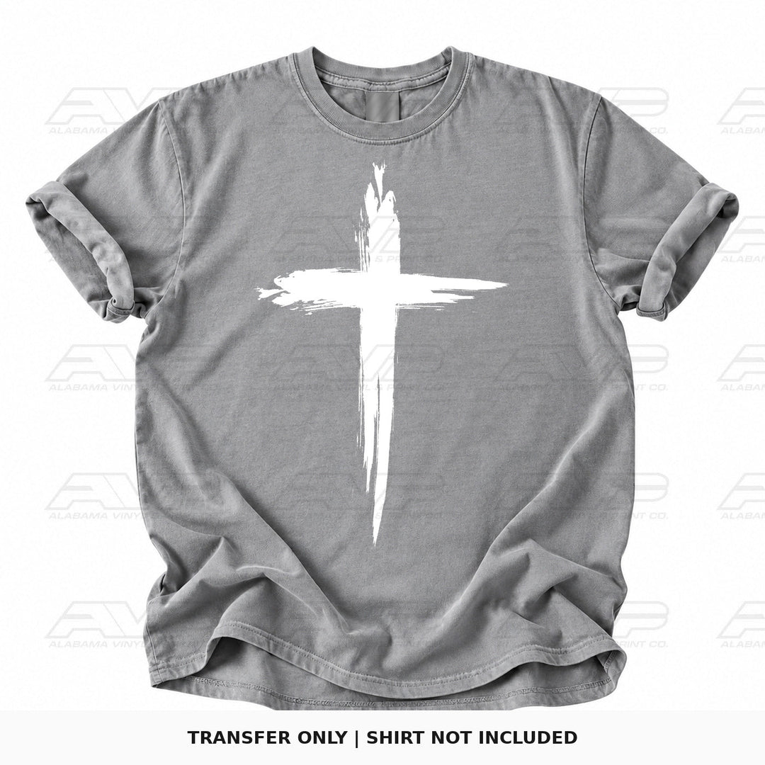 Cross White Alabama Vinyl