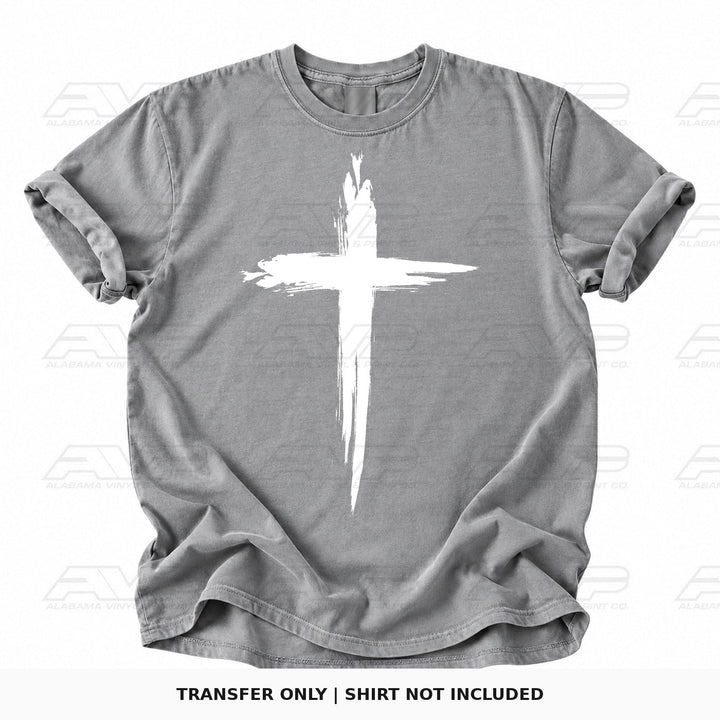 Cross White Alabama Vinyl