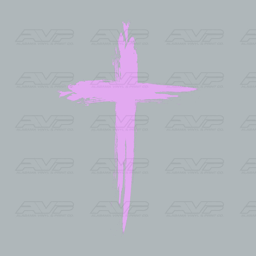 Cross Pastel Lavender Alabama Vinyl