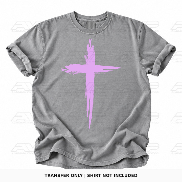 Cross Pastel Lavender Alabama Vinyl