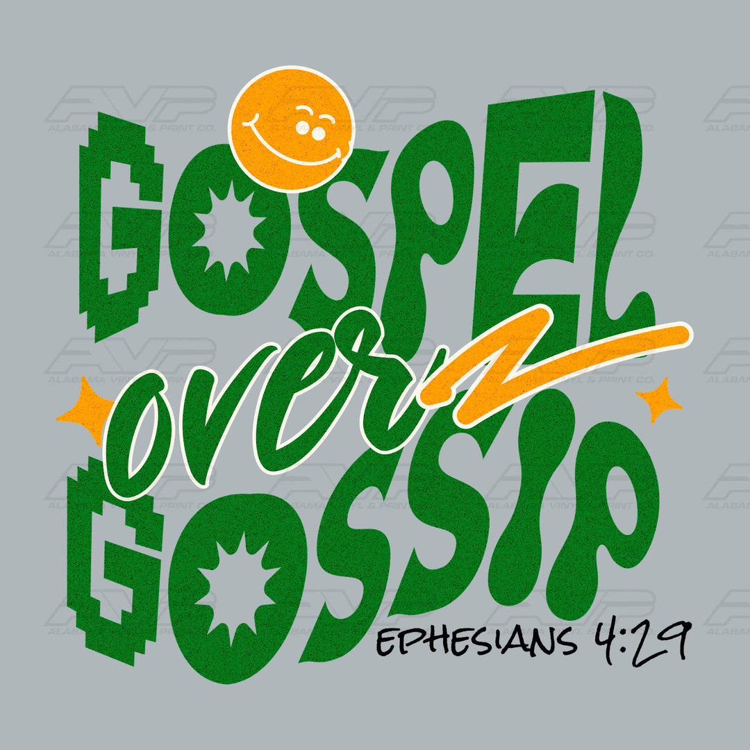 Ephesians 4:29 Gospel over Gossip Alabama Vinyl