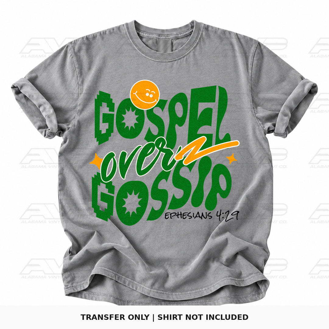 Ephesians 4:29 Gospel over Gossip Alabama Vinyl