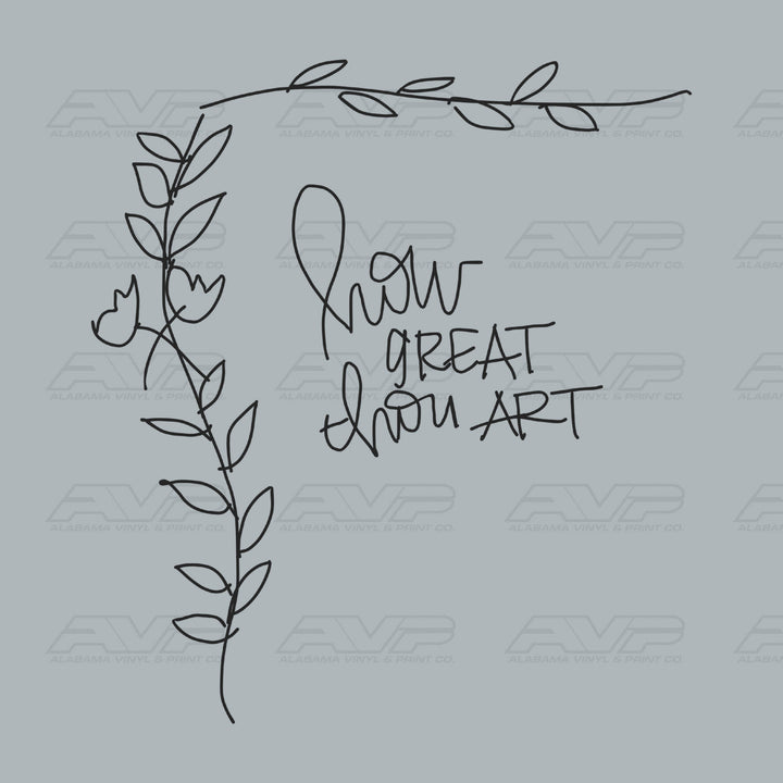 How Great Thou Art Vine Black Alabama Vinyl