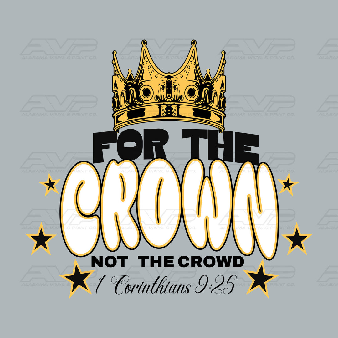 For the Crown 1 Corinthians 9:25 Alabama Vinyl