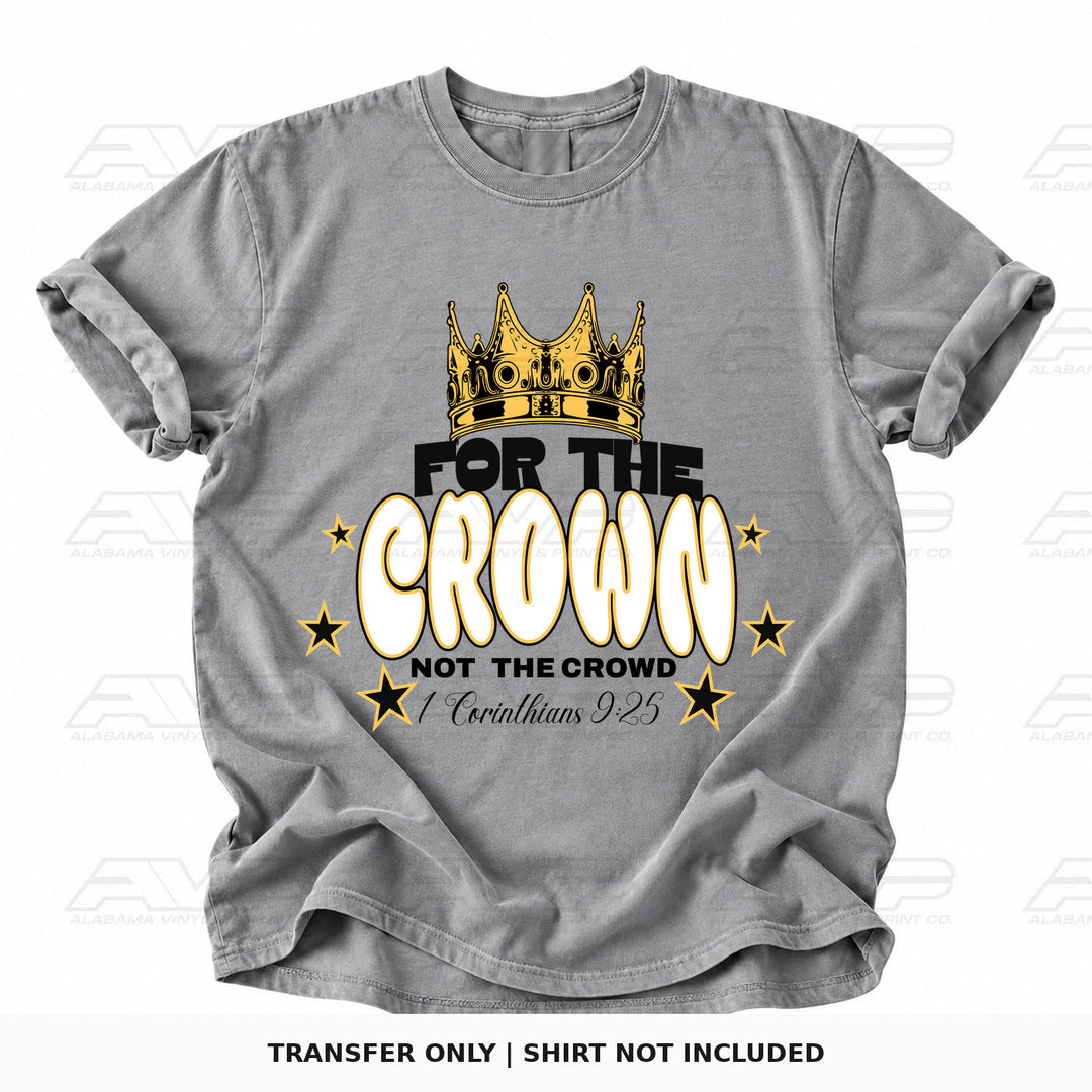 For the Crown 1 Corinthians 9:25 Alabama Vinyl