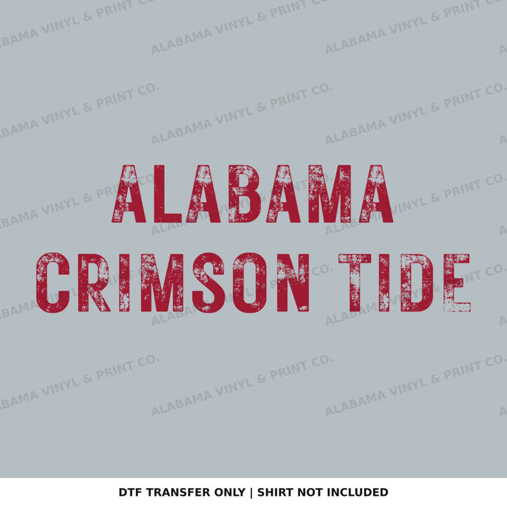 Alabama Crimson Tide 1 Alabama Vinyl