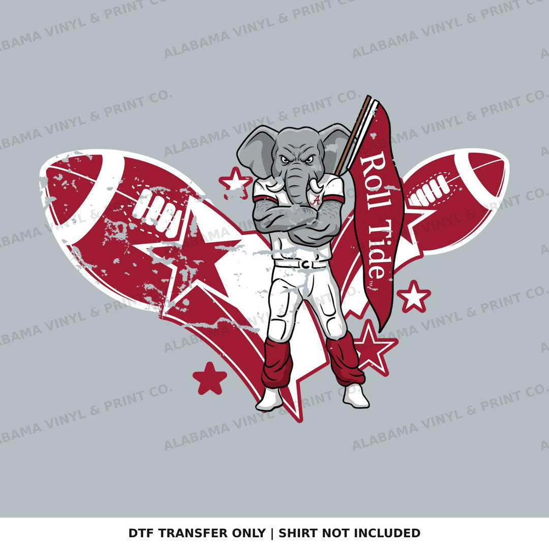 Alabama Roll Tide FB Mascot Alabama Vinyl