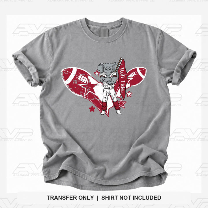 Alabama Roll Tide FB Mascot Alabama Vinyl