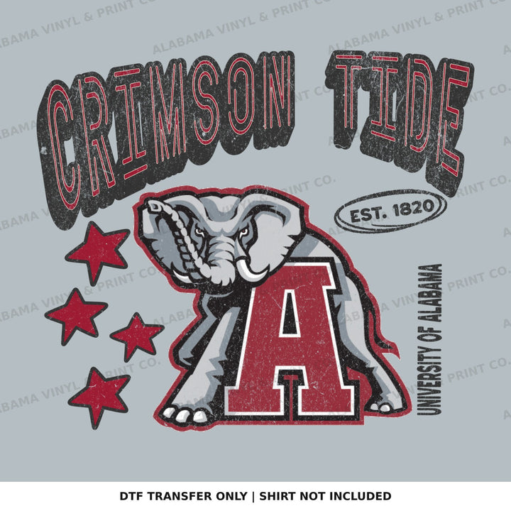 UA Crimson Tide Alabama Vinyl