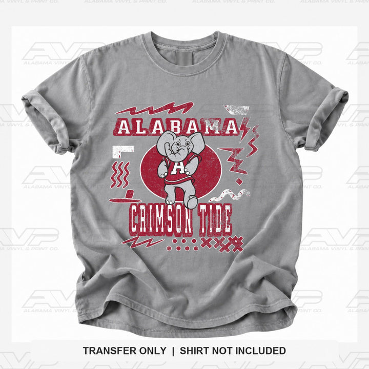 GG26 Alabama Crimson Tide Elephant Mascot Alabama Vinyl