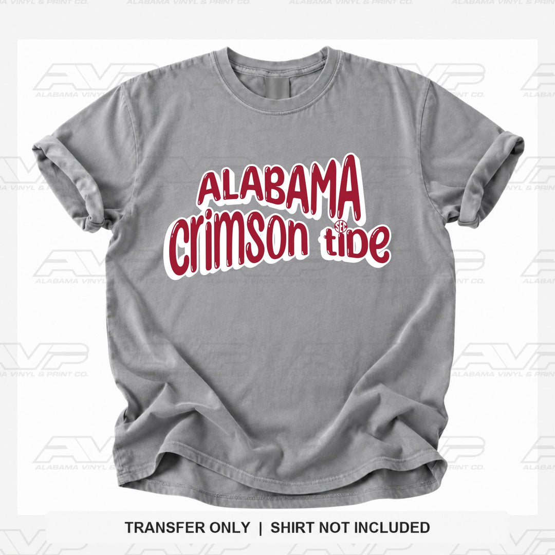 Alabama SEC Fun & Funky Alabama Vinyl