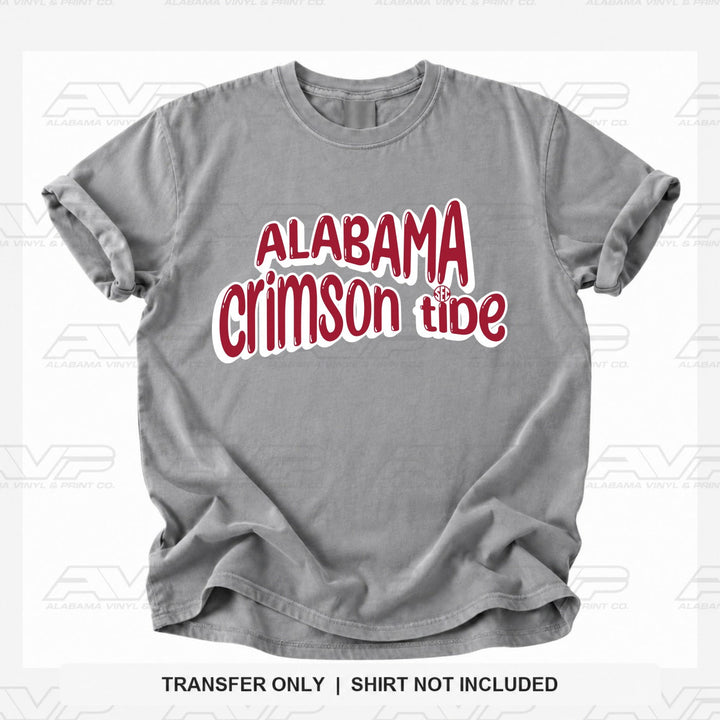 Alabama SEC Fun & Funky Alabama Vinyl