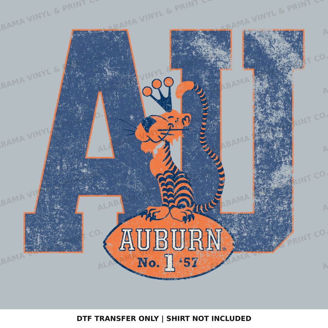 Auburn AU Block Alabama Vinyl