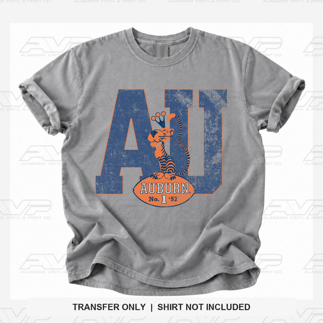 Auburn AU Block Alabama Vinyl
