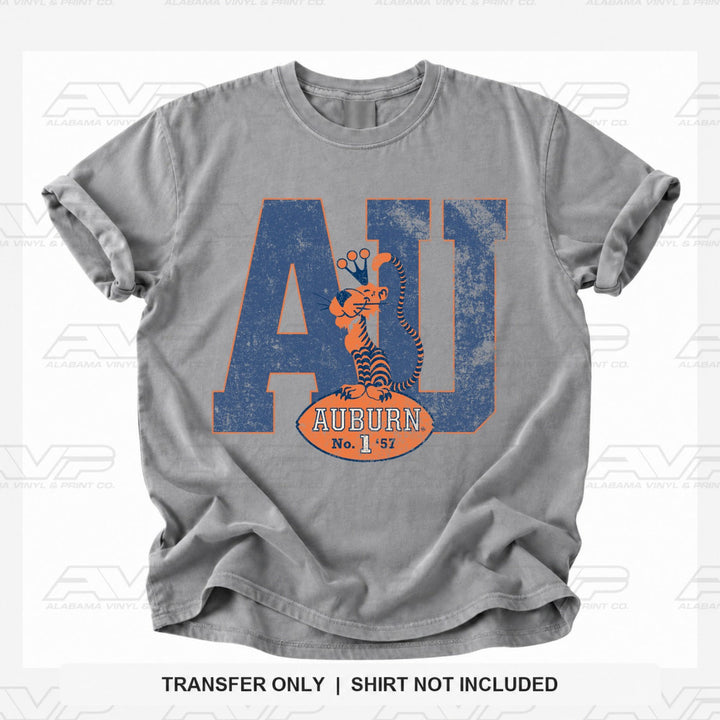 Auburn AU Block Alabama Vinyl