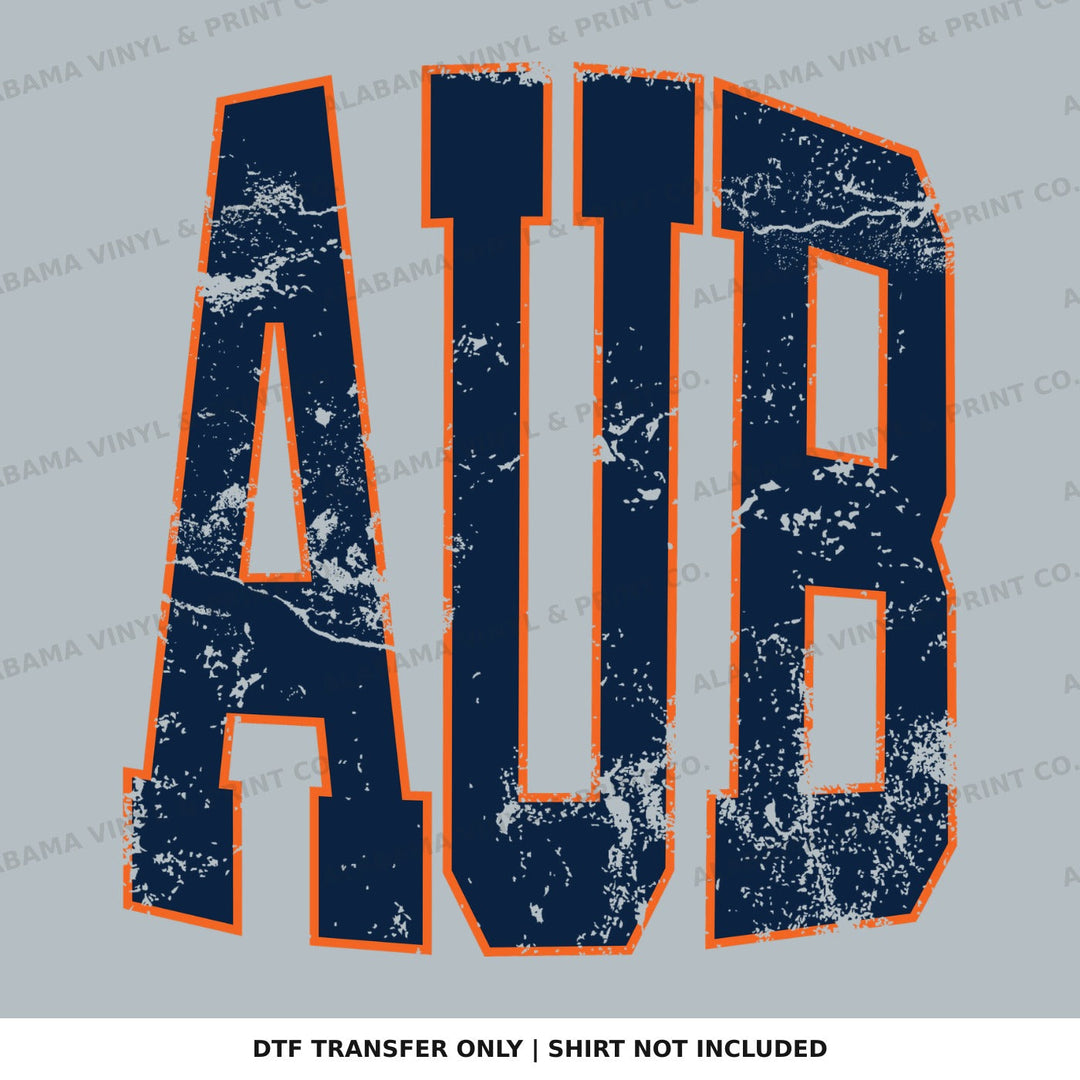 Auburn AUB Navy/Orange Alabama Vinyl