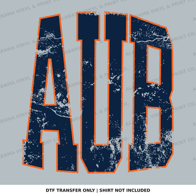 Auburn AUB Navy/Orange Alabama Vinyl