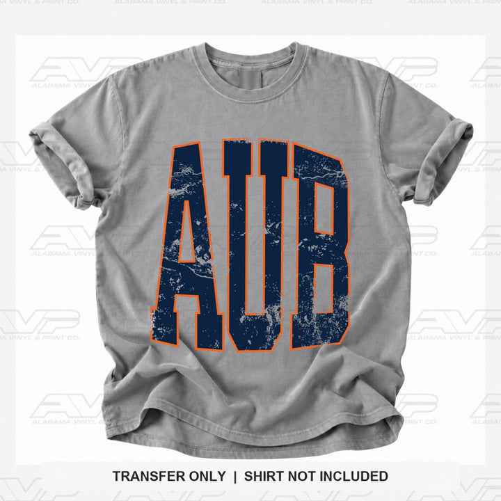Auburn AUB Navy/Orange Alabama Vinyl