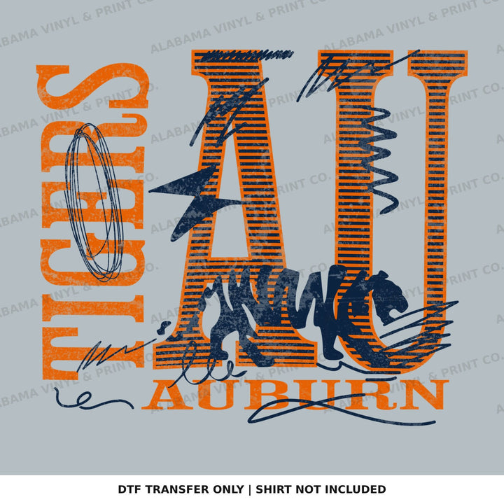 Auburn Tigers AU Alabama Vinyl