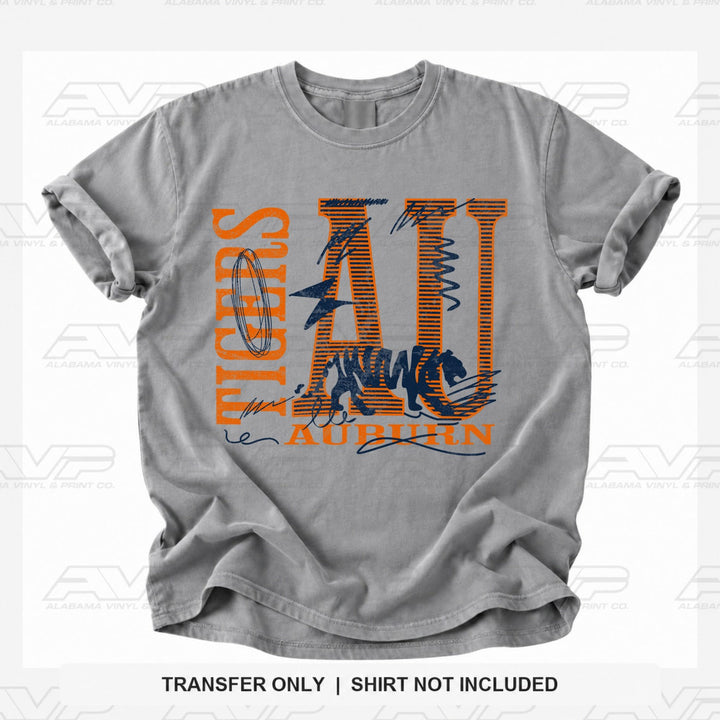 Auburn Tigers AU Alabama Vinyl