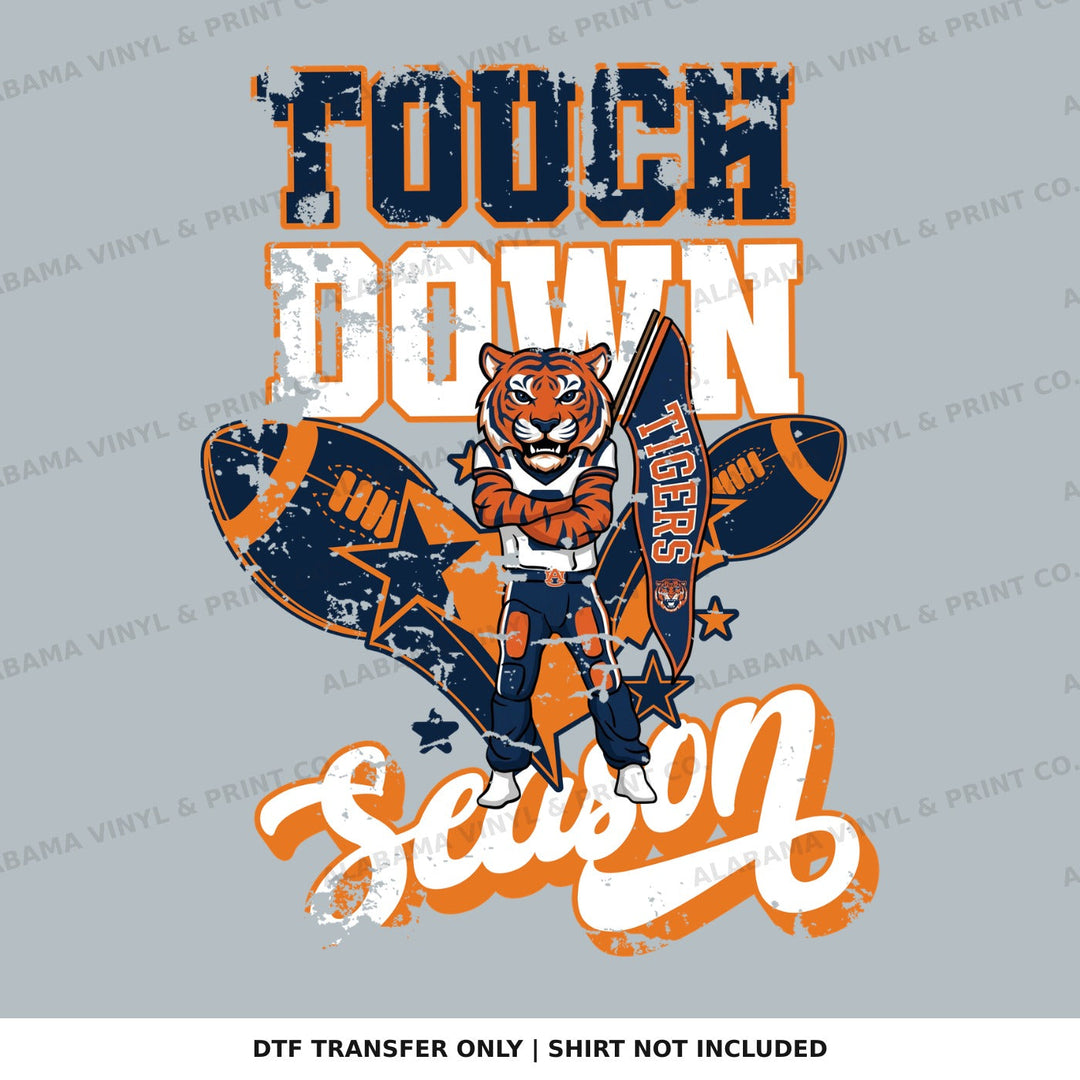 Auburn Touch Down Season Alabama Vinyl