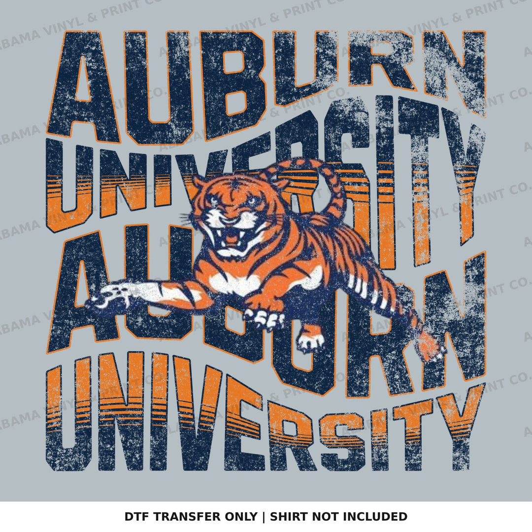 Auburn Wavey Alabama Vinyl