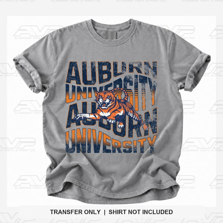 Auburn Wavey Alabama Vinyl