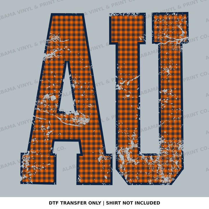 Auburn Gingham U Alabama Vinyl