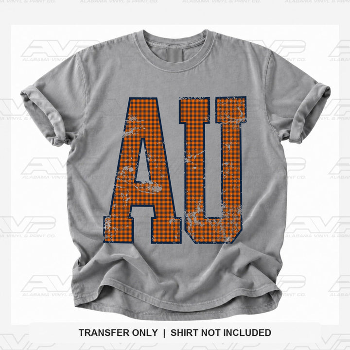 Auburn Gingham U Alabama Vinyl