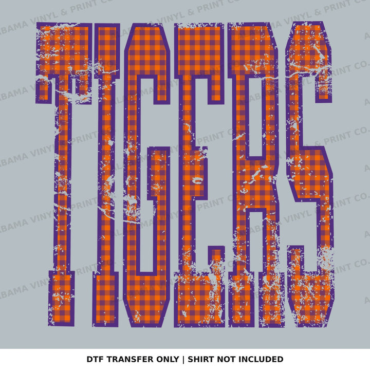 Auburn Tigers Gingham U Alabama Vinyl