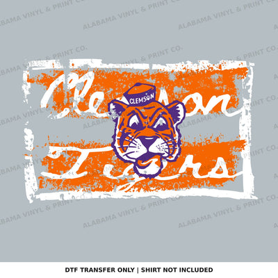 Auburn Tattered & Torn Alabama Vinyl