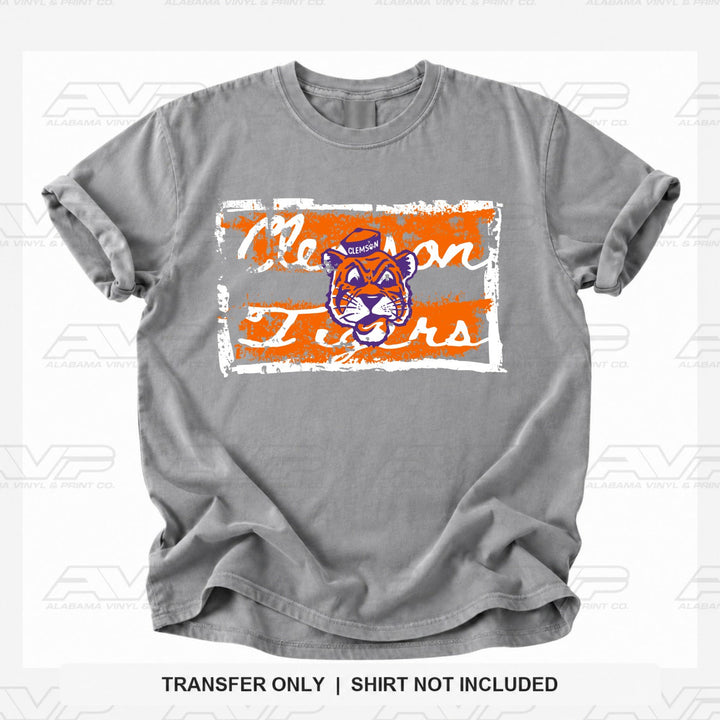 Auburn Tattered & Torn Alabama Vinyl