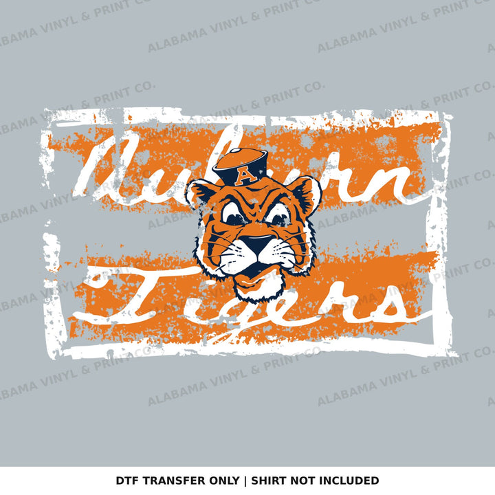 Auburn Tattered & Torn Alabama Vinyl